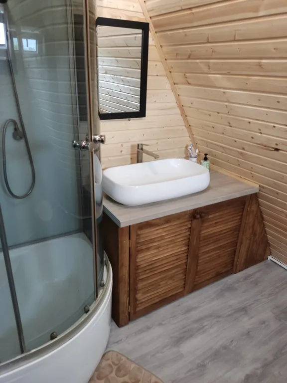 Коттедж Уютный домик А-фрейм в гостях на хуторе Фридланда — Калининград