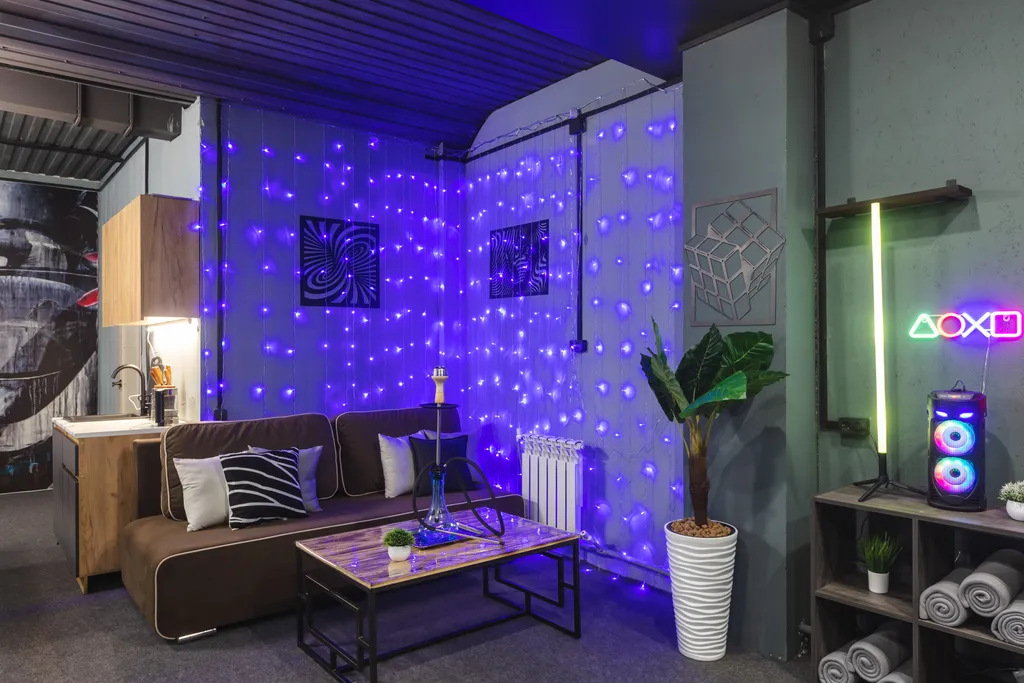Квартира в стиле Лофт для вечеринки с караоке и x-box