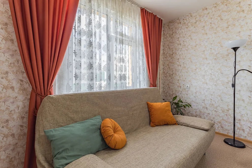 Комфортная квартира с отдельными кроватями