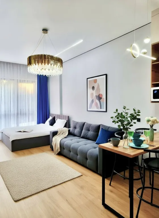 Квартира Стильная студия в центре рядом с Мегой — аренда посуточно в Алматы