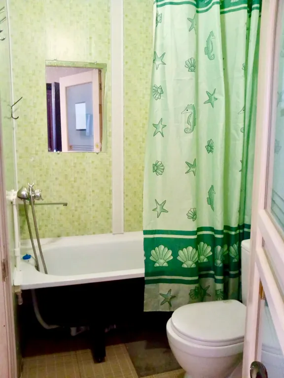 Студия с кухней в центре