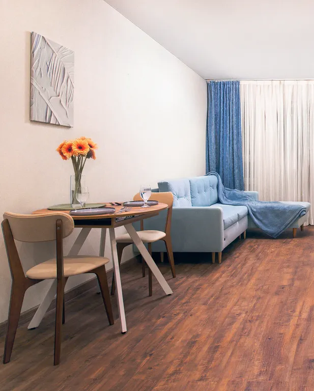 Уютная евро двушка студия в ЖК Московском.