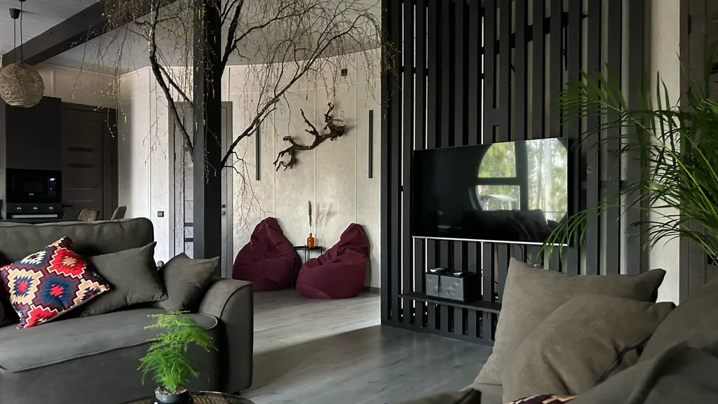 Вилла Луна с сибирским чаном и сауной с панорамным круглым окном