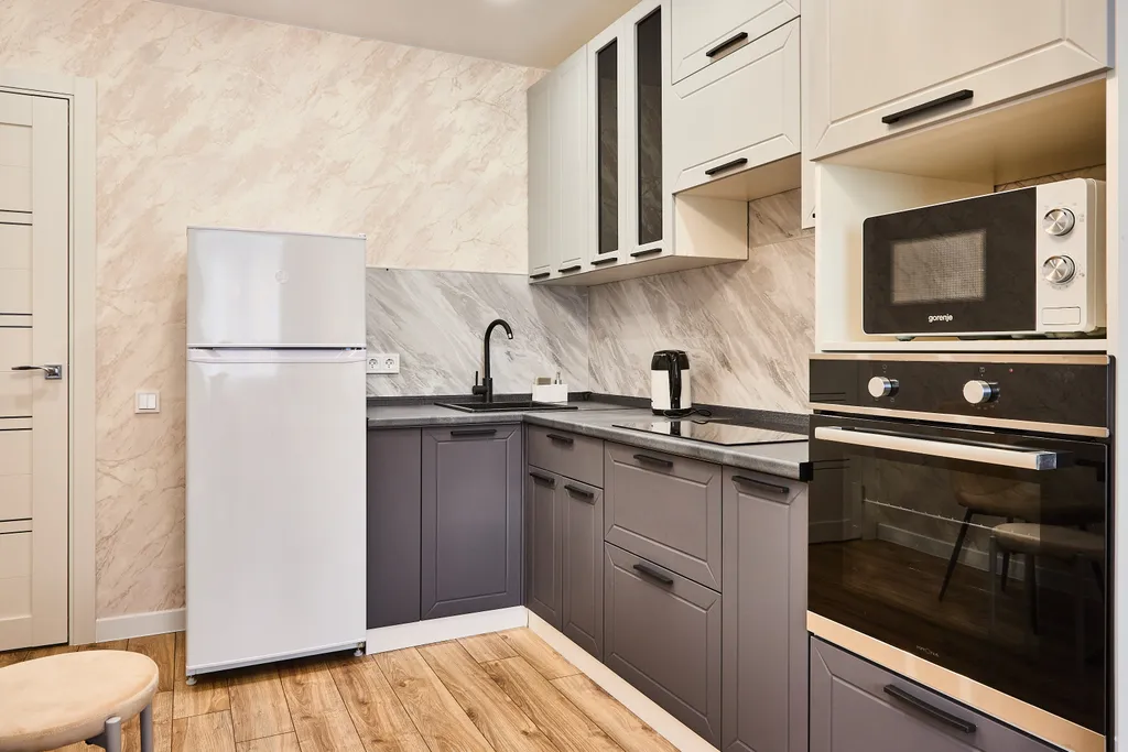 Современная квартира с большой кухней-гостиной на 6 гостей