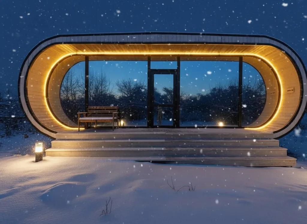 Коттедж "Орбита" капсула с камином — аренда посуточно в Заокский