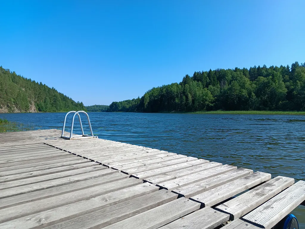 Дом на берегу залива Мусталанлахти