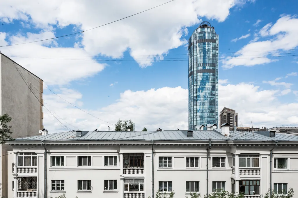 Квартира Семейные апартаменты с кондиционером и панорамными окнами — Екатеринбург