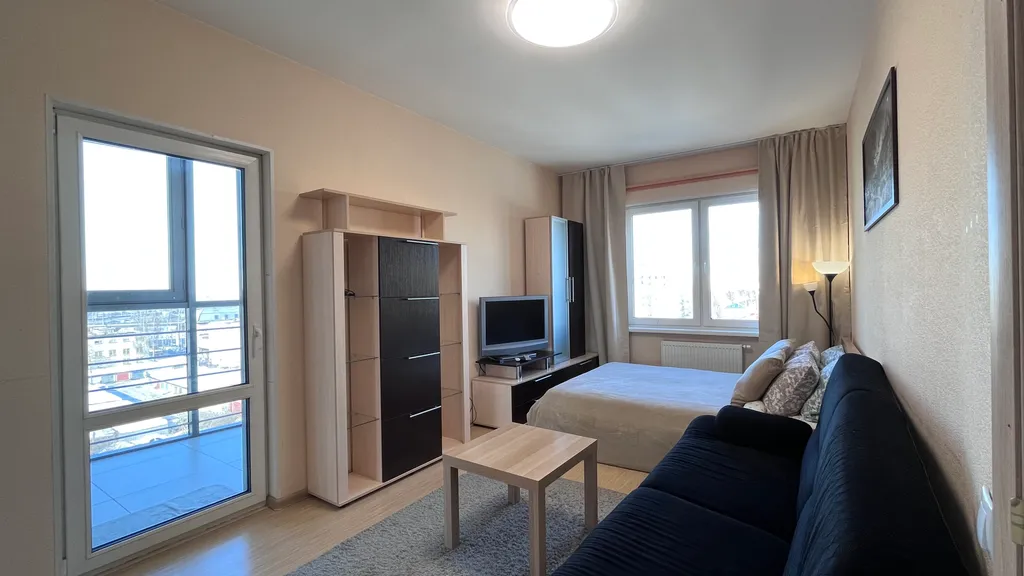 Квартира в центре у реки с панорамной лоджией