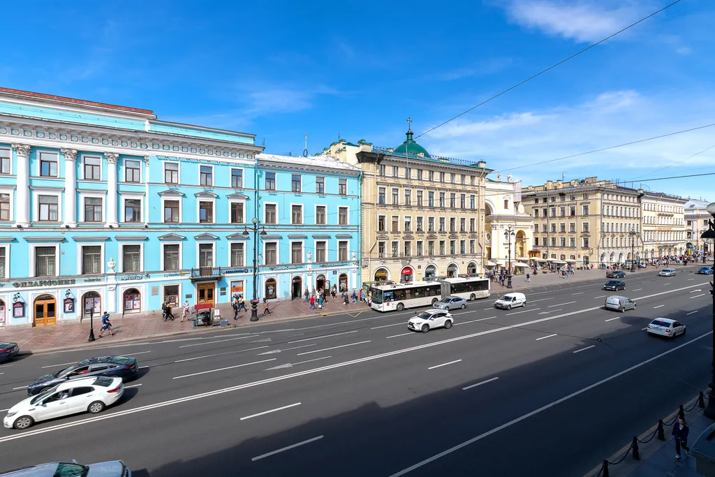 Дизайнерские апартаменты Музыкальная Гостиная с видом на Дом Зингера