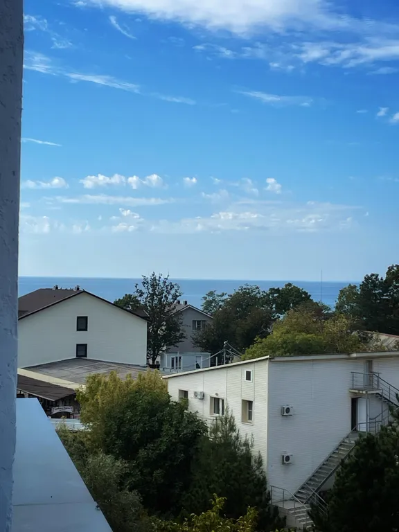 Апартамент в 3 минутах до моря с балконом и видом на море