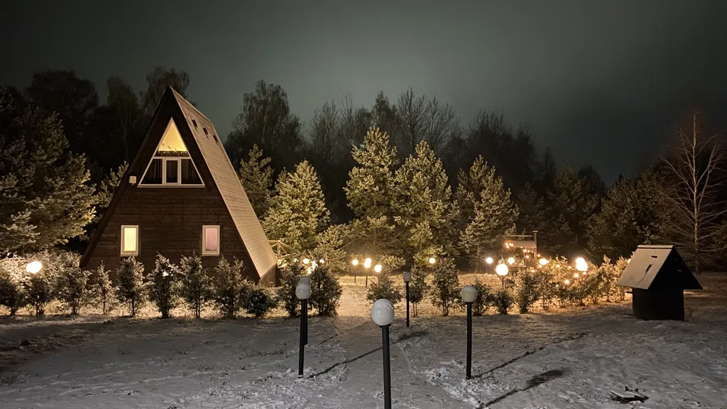 Романтический отдых в доме на границе с лесом