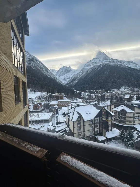 Уютная евродвушка в сердце Домбая, 50метров от канатной дороги