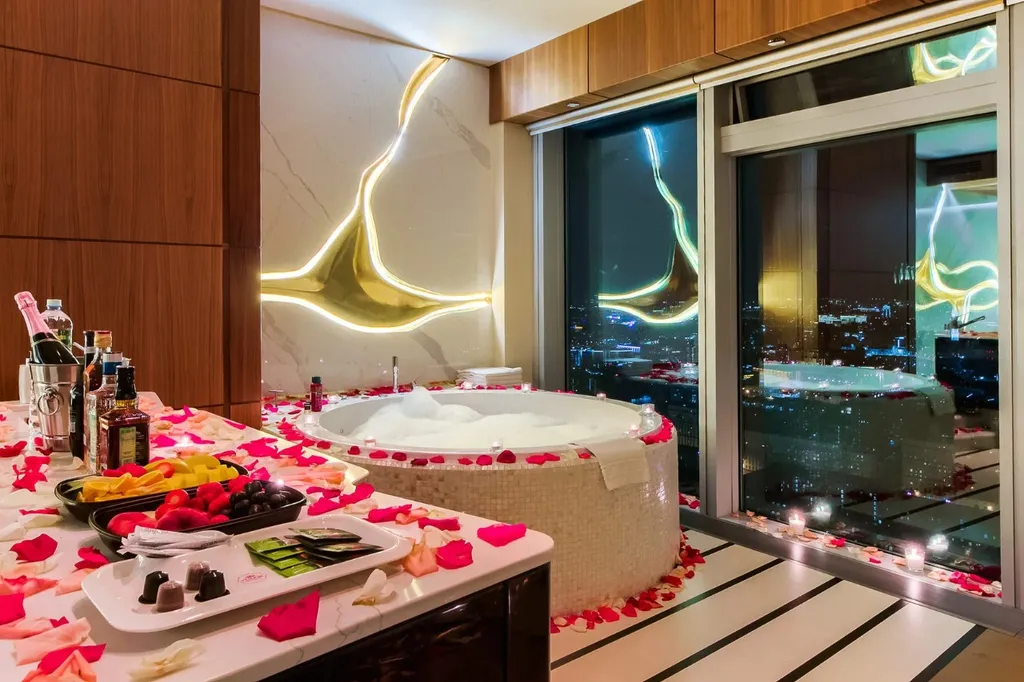 Квартира Уникальные апартаменты с панорамным джакузи и тропическим душем — аренда посуточно в Москва