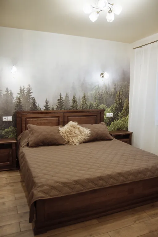 Уютный коттедж в сосновом лесу с видом на озеро