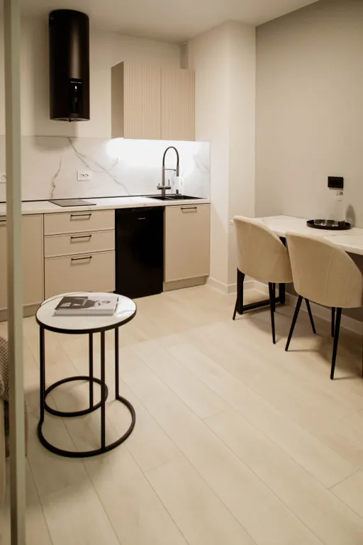 Дизайнерская студия с атмосферой бутик-отеля