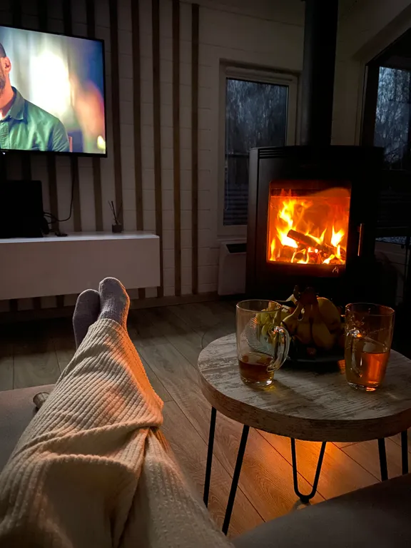 Дом с камином и шикарными видами