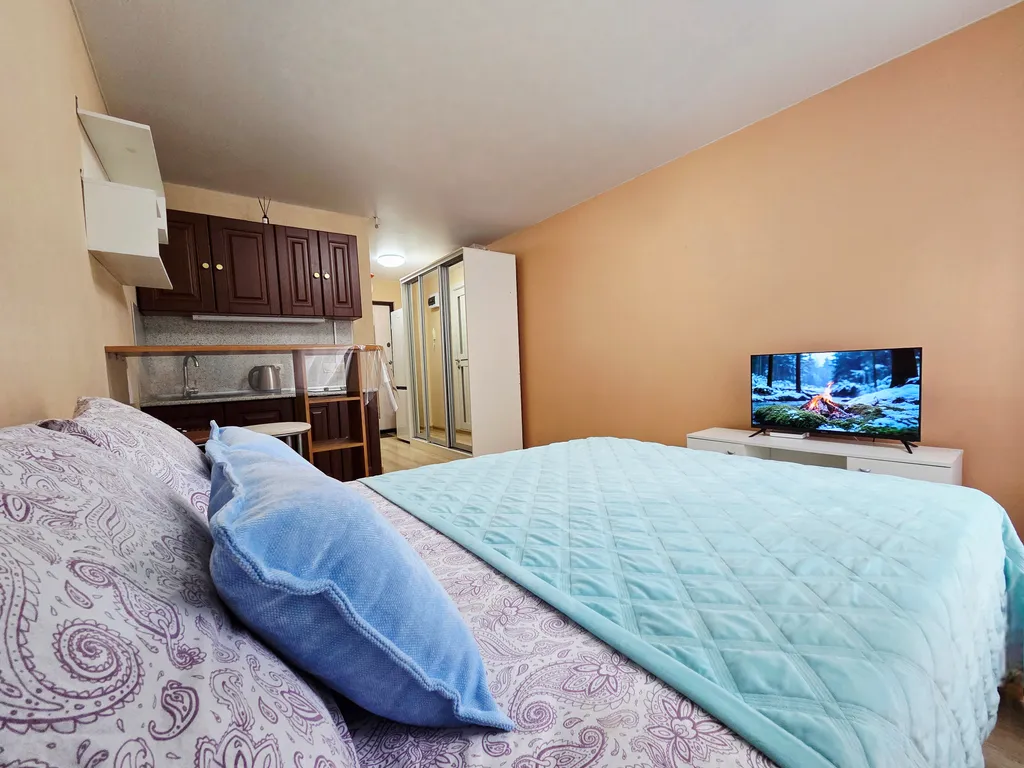 Квартира Квартира Уютная студия в жк саяны-парк — Москва