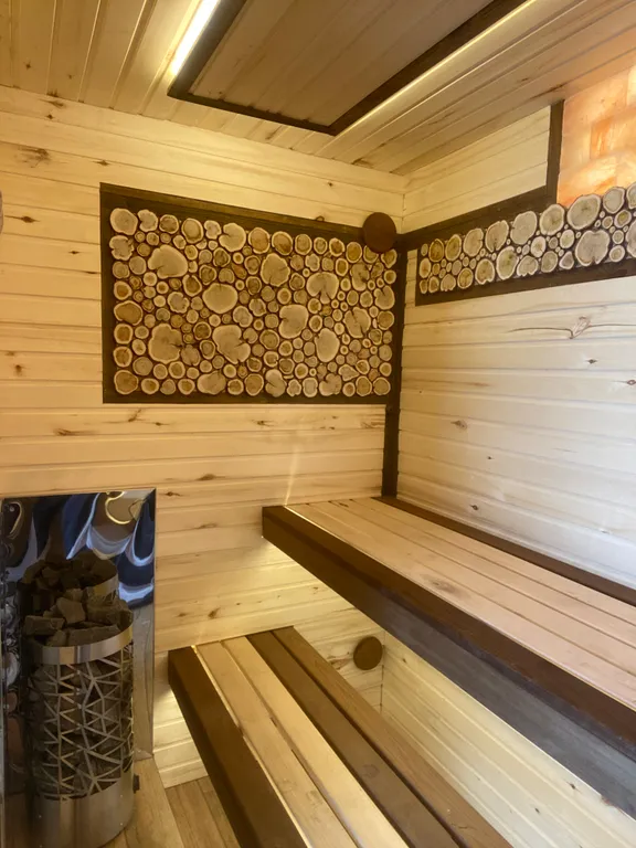 Дизайнерский дом с сауной и джакузи