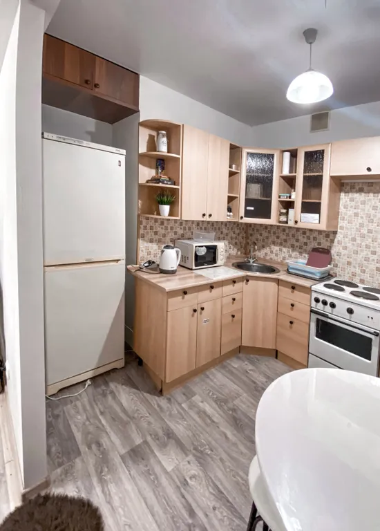 Квартира-студия на въезде и выезде из города