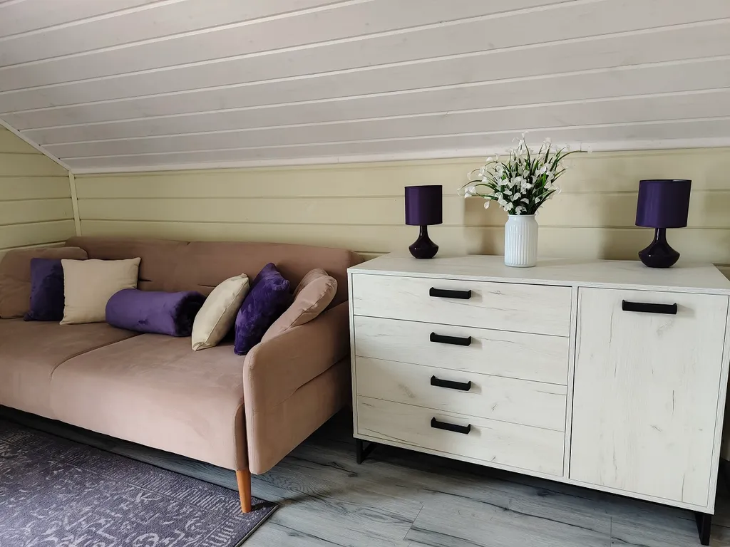 Семейный дом с баней в березовой роще