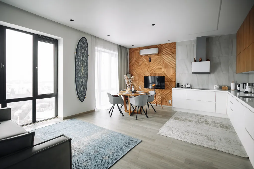 Квартира Квартира Skyfall с панорамным видом с 46 этажа небоскреба Савеловский — Москва