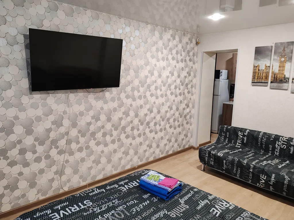 Квартира рядом с вокзалом с двумя спальными местами