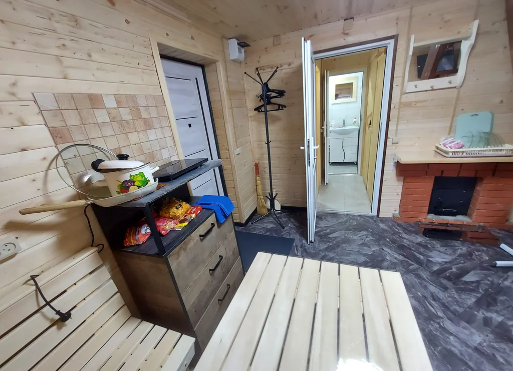 Новейший домик с банькой на дровах недалеко от центра