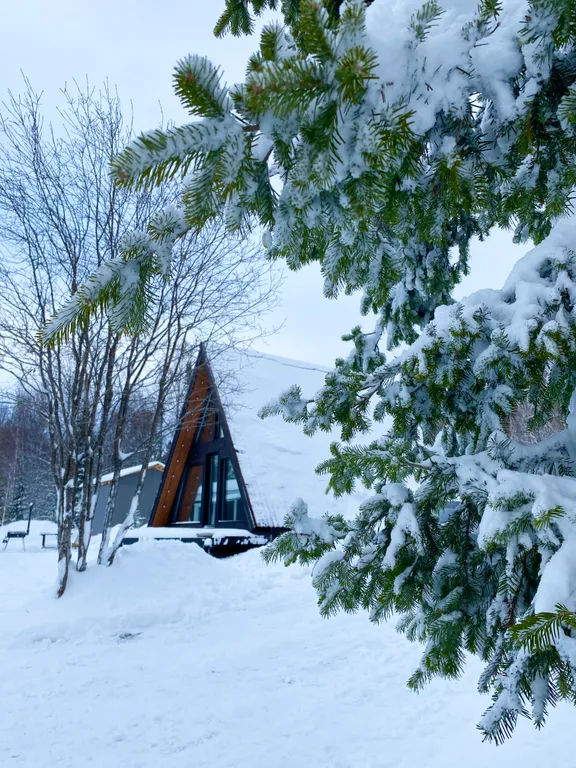 Коттедж Домик A-frame — Шерегеш