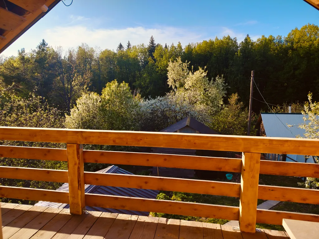 Новый дом  около леса