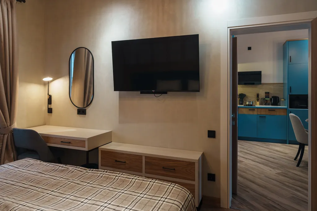 ШАЛЕ №3(1-ЭТАЖ) 70м² до 5 мест