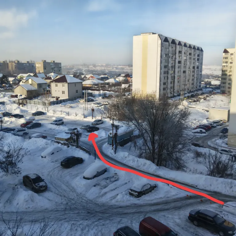 Семейная трёхкомнатная квартира на въезде в город