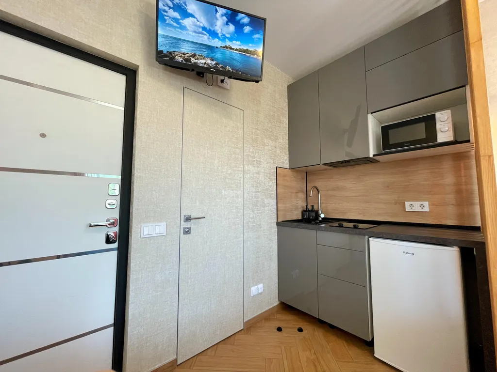 Апартаменты с видом на море и горы, 3 минуты до пляжа