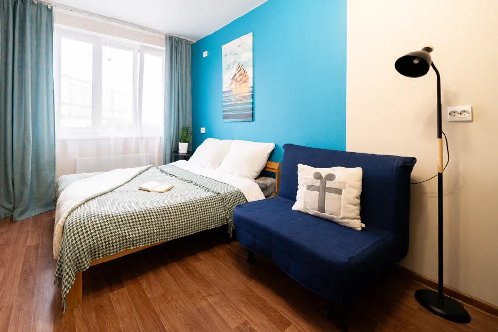 Квартира Бирюзовая студия — аренда посуточно в Лопатино