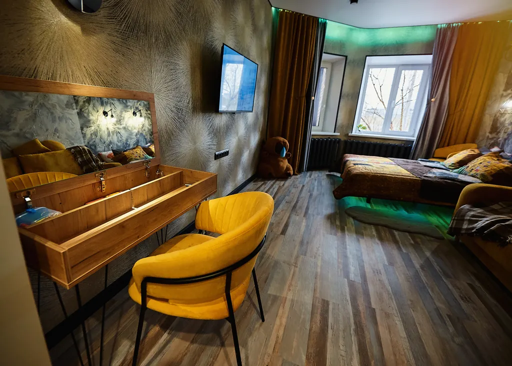 Capybara's style: центр, парящая кровать, тв-алиса, качель