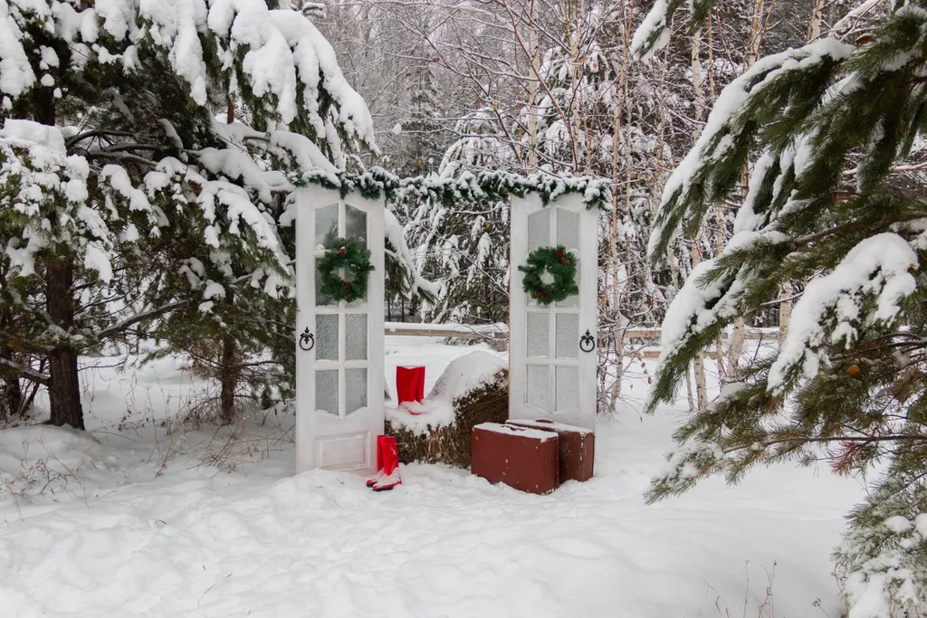 Новогодний трейлер на колесах с фотозонами