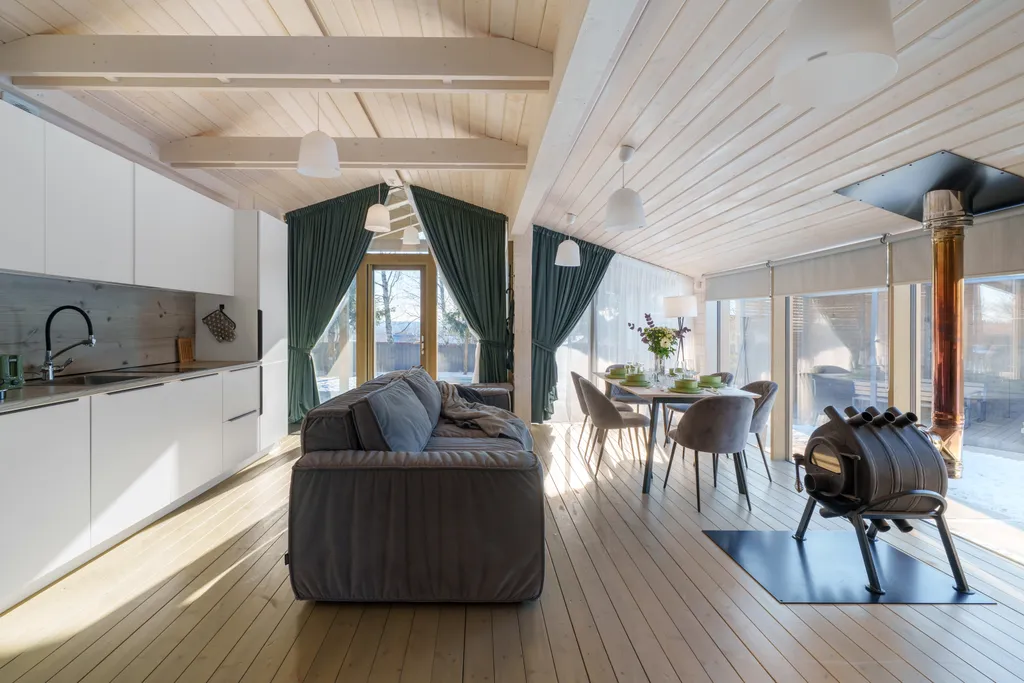 Моя атмосфера, ДубльДом с дровяной печью, банным чаном и костровой