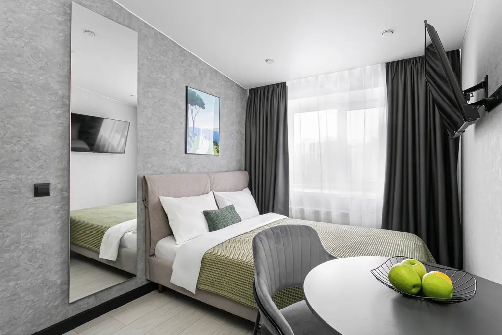 Квартира Квартира Студия в ЖК Park side в монохромном стиле — Санкт-Петербург