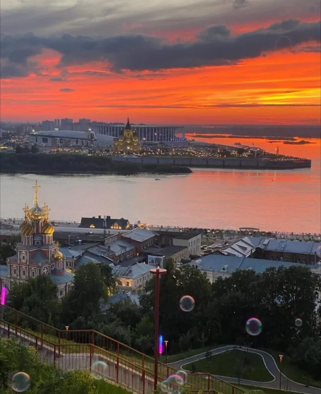 Квартира Квартира Центр, лучшие виды города, сердце столицы закатов, 1 линия набережной — Нижний Новгород