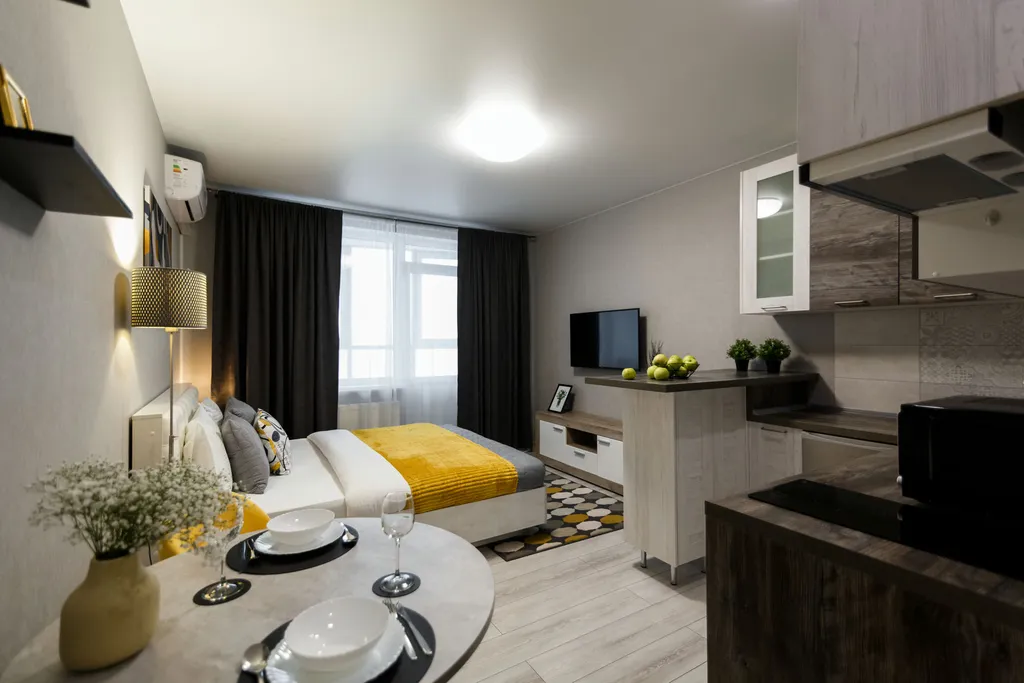 Квартира Квартира Видовая студия с панорамным балконом в ЖК Арго — Самара