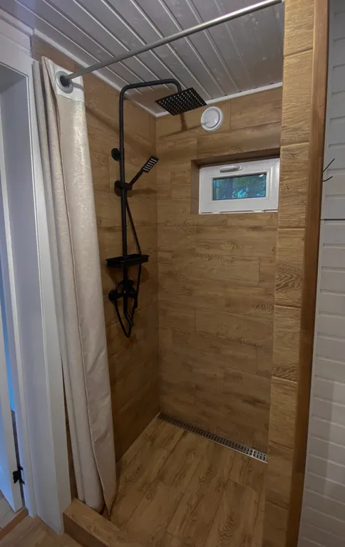 Коттедж А-фрейм коттедж Лимон с бассейном — Прасковеевка