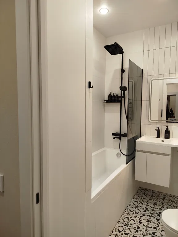 Квартира Квартира Однушка с дизайнерским ремонтом в новом ЖК недалеко от центра — Санкт-Петербург