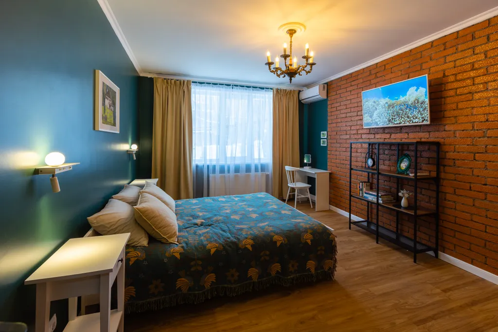 Яркая квартира с двумя балконами