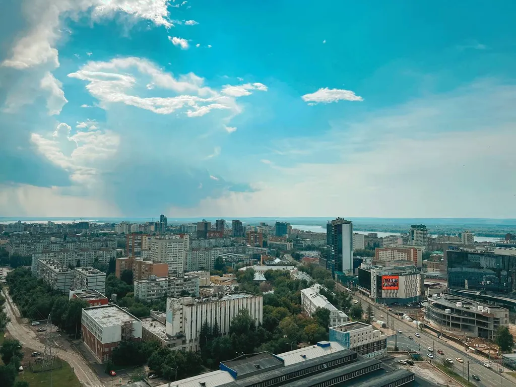 Квартира с панорамным видом на город