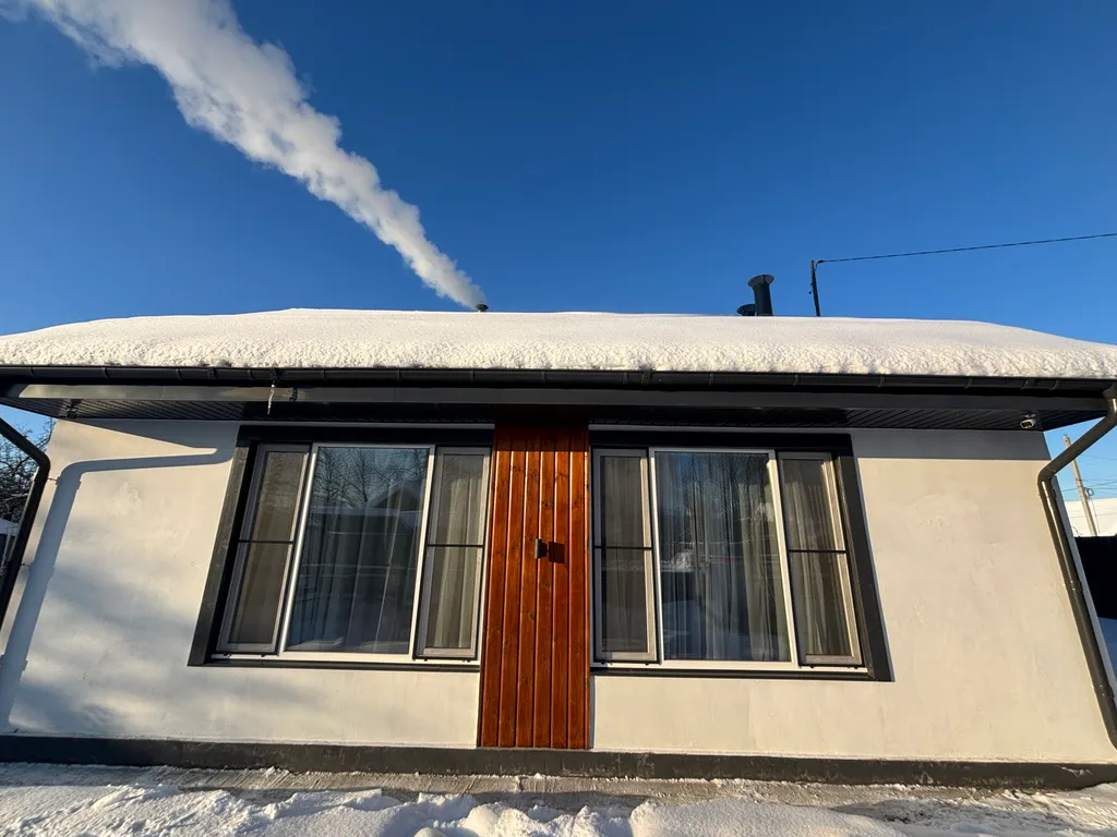 Дом с баней, чаном, бесплатной парковкой, закрытой территорией