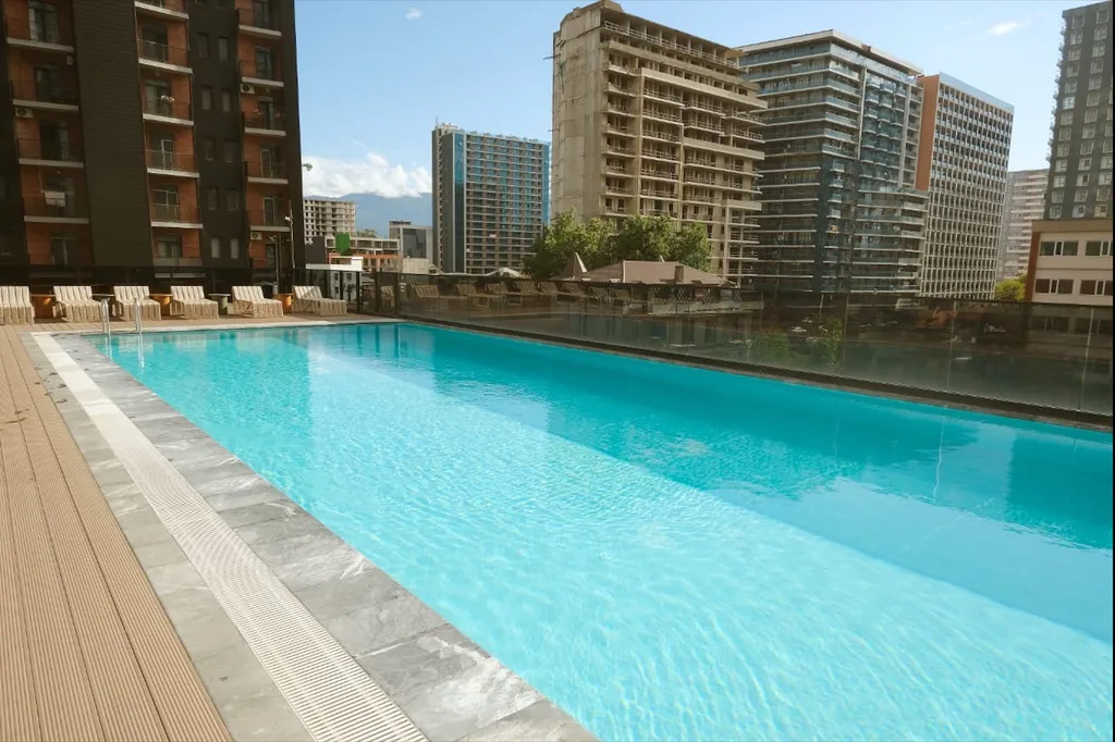 Апартаменты с балконом и видом на горы