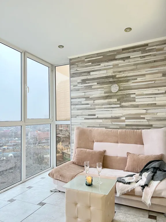 Квартира Роскошная с камином и просторной лоджией