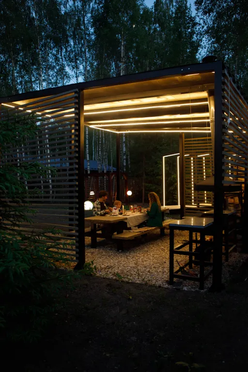 Коттедж Стильный дом с ванной, горячим чаном и сауной — аренда посуточно в Ступино