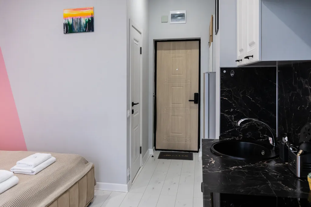 Квартира Квартира Студия с видом на море, горы и бамбуковую рощу в ЖК Сорренто Парк — Сириус