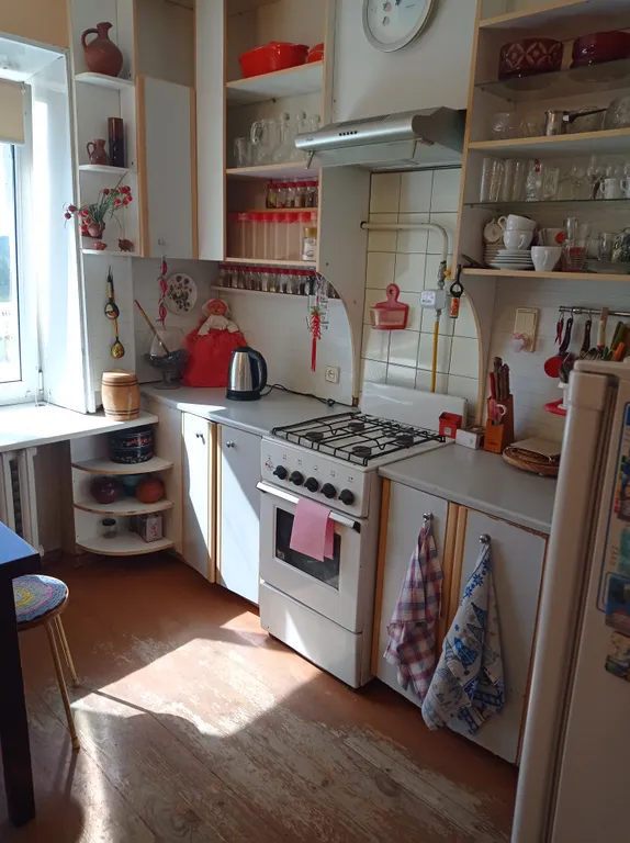 Небольшая уютная квартира в центре города с видом на Батарейную гору