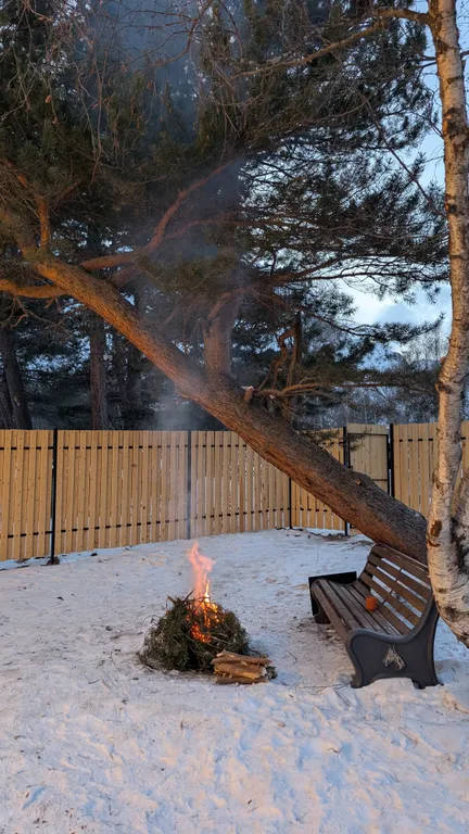 Уютный дом в стиле A-frame